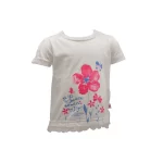 Blue Seven Mädchen T-Shirt in weiß mit Tüll-Saum