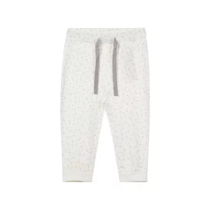 Name It Unisex Baby-Hose aus Bio-Baumwolle in Snow White