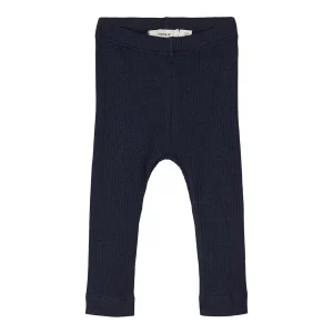 Name It Baby Basic Leggings Bio-Baumwolle in Ripp Dark Sapphire