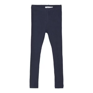 Name It Mädchen Basic Leggings aus Bio-Baumwolle Dark Sapphire