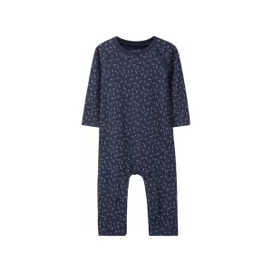 Name It Unisex Einteiler in blau aus Bio-Baumwolle