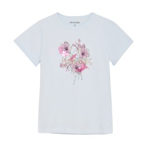 Minymo T-Shirt mit Blumenprint
