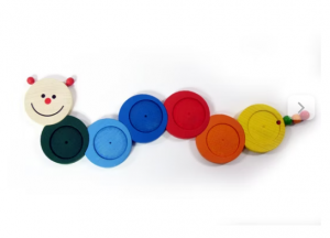 Geburtstagsleuchter - Set Raupe von Hess Toys