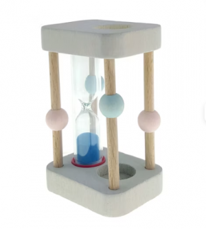 Zahnputzuhr 4 Kugeln grau von Hess Toys
