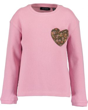 Langärmeliges Mädchen Herz T-Shirt von Blue Seven