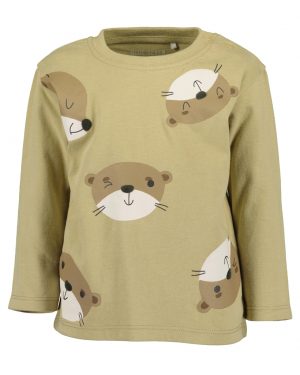 Longsleeve Blue Seven Mini Jungs Otter Motiv