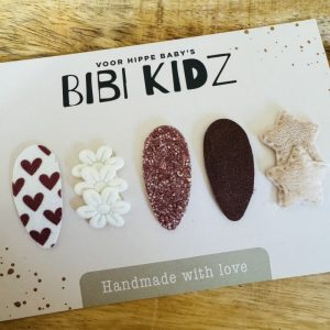 5 Haarspangen von Bibi Kidz Antirutsch