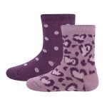 Ewers Socken 2er Pack Leo/Punkte