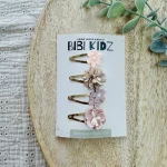 Bibi Kidz Blumen Haarspangen-Set