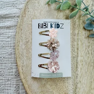 Bibi Kidz Blumen Haarspangen-Set