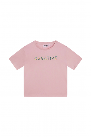 Mädchen T-Shirt Creative von Someone