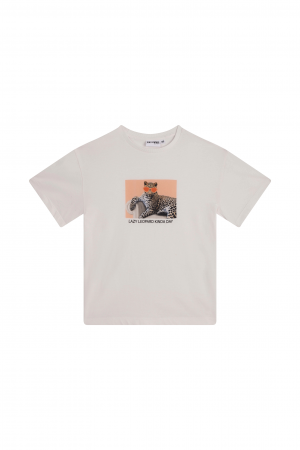 Mädchen T-Shirt Leopard von Someone