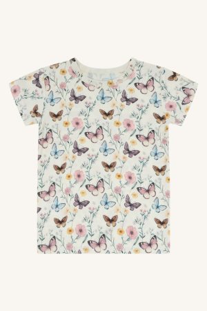 Hust & Claire Mädchen T-Shirt aus Bambus - Schmetterling HCAustin