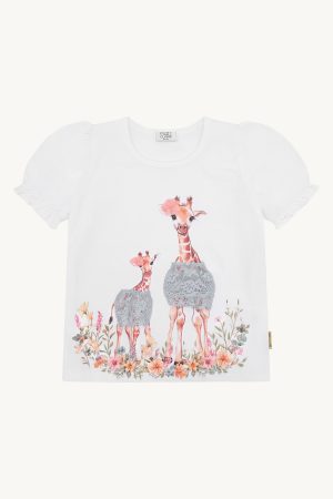 T-Shirt Giraffe Mädchen von Hust&Claire