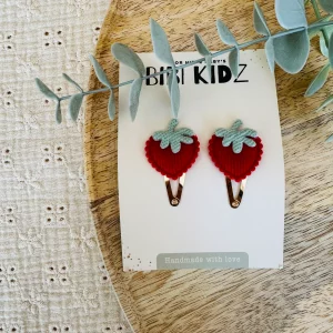 Haarclip Erdbeeren von Bibi Kidz