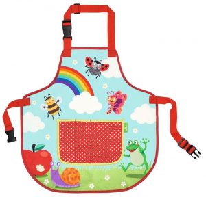 Krabbelkäfer Schürze Regenbogen von Moses