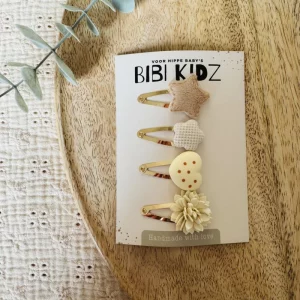 Handgefertigtes Haarspangen-Set von Bibi Kidz