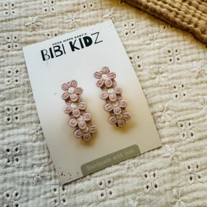 Bibi Kidz Haarspangen-Set – Handgemachte Blumenpracht für
