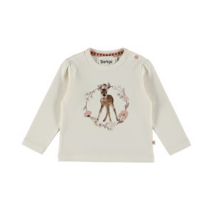 Dirkje Mädchen-Langarmshirt Rehkitz