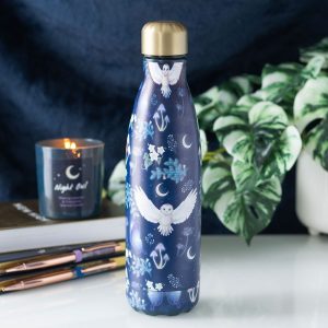 Metall-Wasserflasche mit Nachtflug-Eule – 500 ml