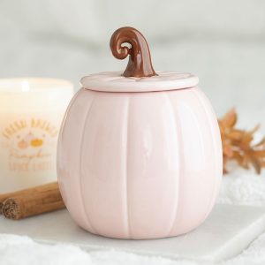 Kürbis-Ölbrenner rosa gewellt von Something Different